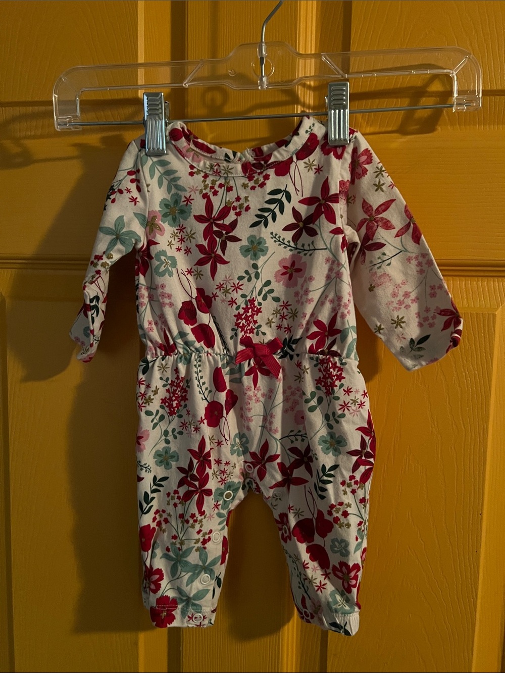 3 MONTHS BABY GIRL JUST ONE YOU CARTER’S FLORAL ROMPER ONESIE